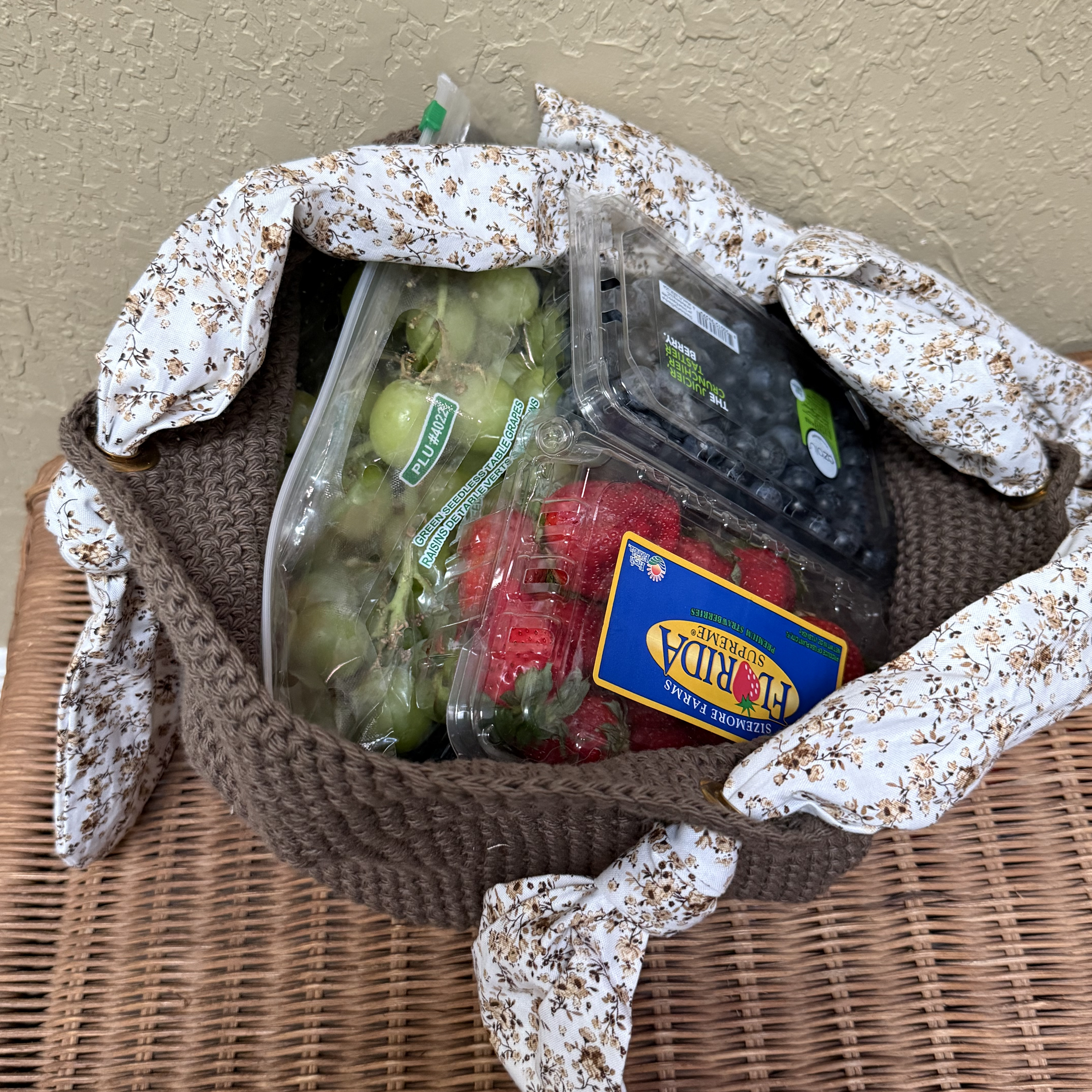 Mocha Picnic Tote